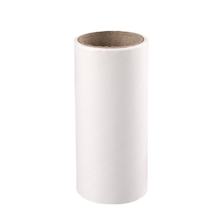 3 db szöszhengeres utántöltő készlet, 10 cm, fehér