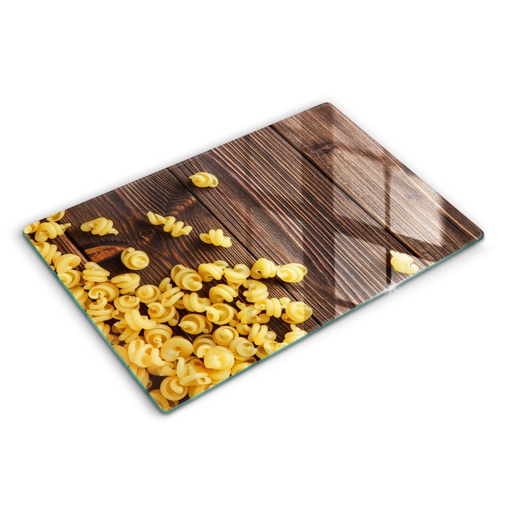 Dekoratív üveg, Wallfluent, Tészta az asztalon, Sárga, 80x52 cm, 010010530040000275035