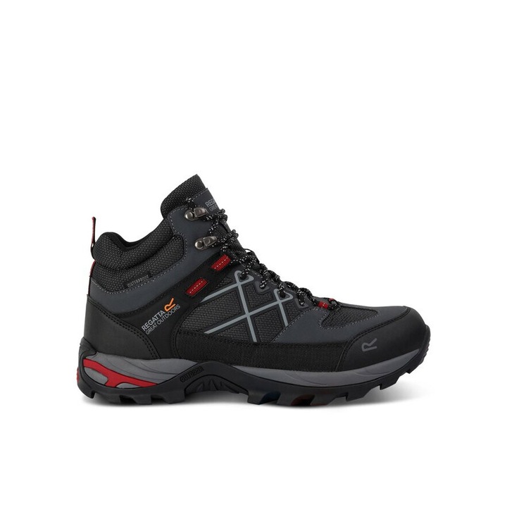 Férfi trekking bakancs, Regatta, 79412, Eco-bőr, szürke