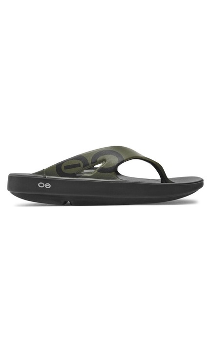 Slapi barbati, OOfos, 83206, Sintetic, Kaki