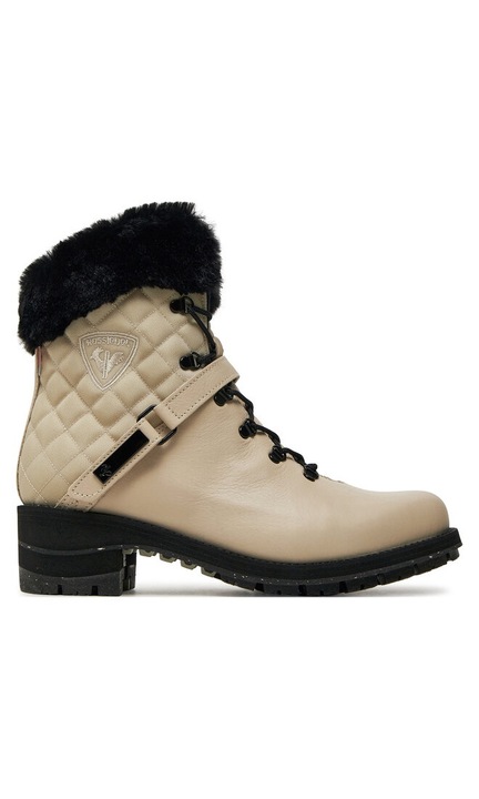 Botine dama, Rossignol, 36520, Piele naturala, Ecru