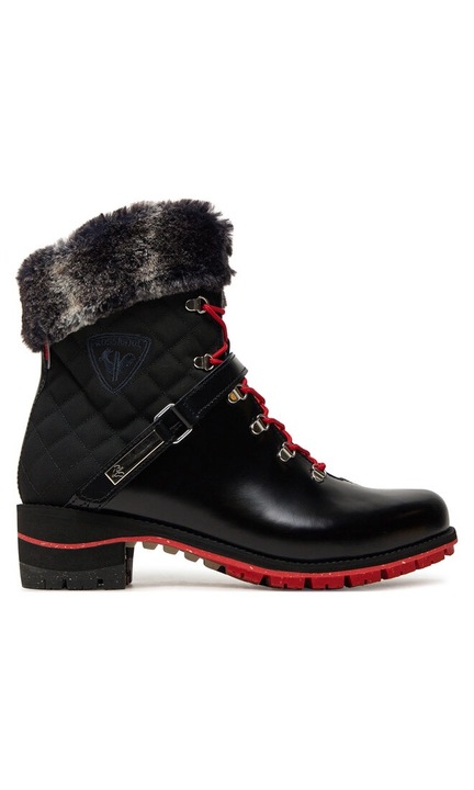 Botine dama, Rossignol, 36537, Piele naturala, Negru