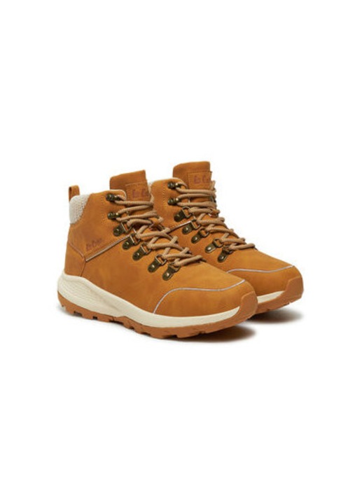 Botine dama, Lee Cooper, 22327, Piele ecologica, Maro
