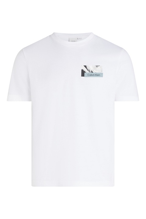 CALVIN KLEIN, Тениска с лого, Бял