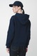 Tommy Hilfiger, Hanorac lejer cu snur de ajustare si broderie logo, Bleumarin, M