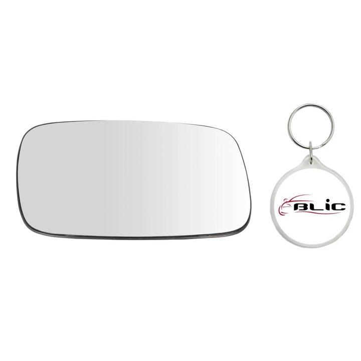Set Sticla Oglinda Auto Retrovizoare Exterioara, Dreapta, Convexa, SEAT INCA, VW CADDY II, CADDY II/MINIVAN, PASSAT B3/B4 02.88-01.04 cu Breloc Personalizat Blic