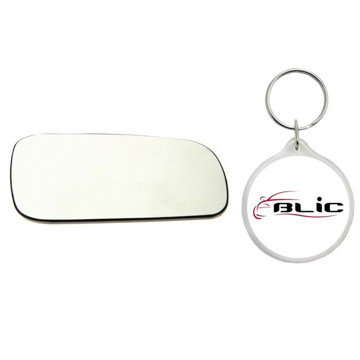 Set Sticla Oglinda Auto Retrovizoare Exterioara, Dreapta, Convexa, Incalzita, SEAT AROSA, LEON, VW LUPO I, PASSAT B5, PASSAT B5.5, POLO III CLASSIC 05.96-06.06 -06.06 cu Breloc Personalizat Blic
