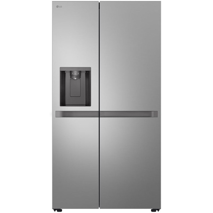 LG GSL40PYPE Side by side hűtőszekrény, 638l, No Frost, Smart Inverter kompresszor, LinearCooling, Smart Diagnosis, Vízadagoló, E energiaosztály, H: 179cm, Ezüst