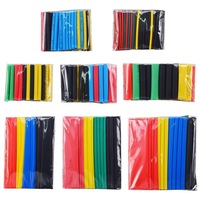 Set 164 tuburi termocontractabile colorate, conductor monofilar, 2:1, 8 cm, utilizare exterior