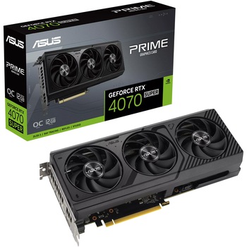 Placa video ASUS PRIME GeForce RTX 4070 SUPER OC, 12GB GDDR6X, 192-bit