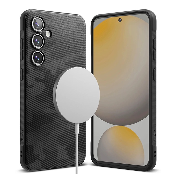Husa pentru Samsung Galaxy S24 FE Ringke Onyx compatibila MagSafe - Negru
