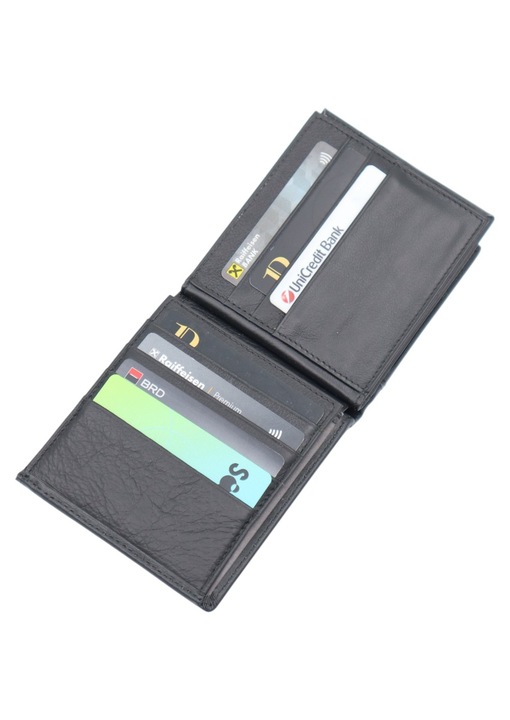 Portofel barbatesc, din piele naturala, Hassion, 7137, gray