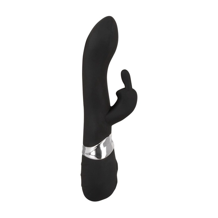 Sweet Smile vibrátor, 2 motor, 7 vibrációs mód, rózsaszín, 21x3-3,6 cm