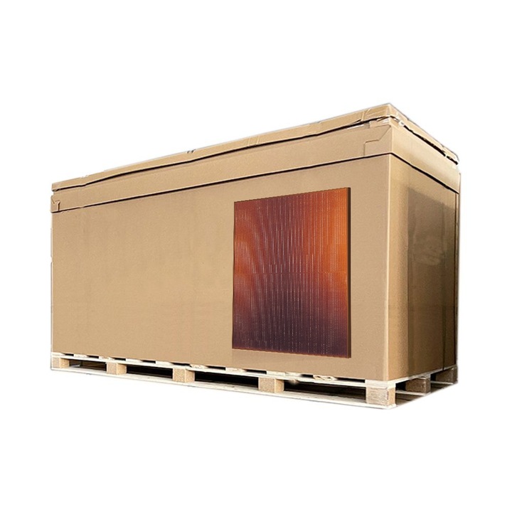 Palet 34 Panouri fotovoltaice colorate, cu rama colorata, 250 W, portocaliu Teracota, PV AMA SOLAR Orange