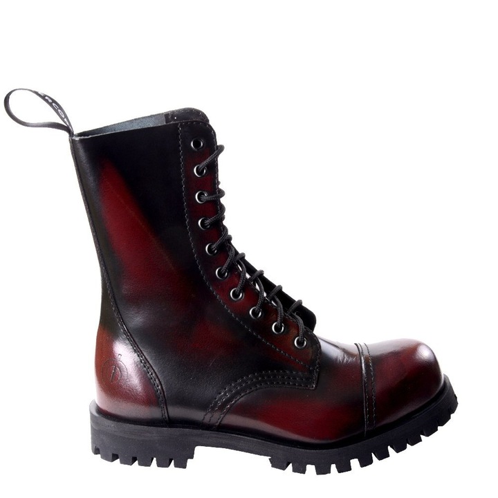 Ghete dama 551, Altercore, Piele naturala, Rosu