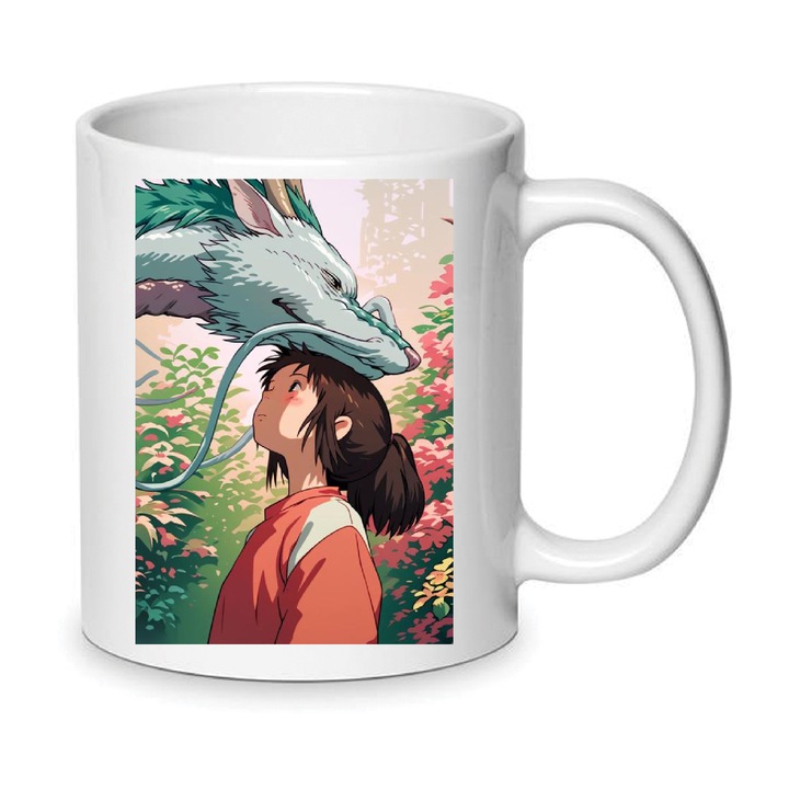 Чаша Spirited Away, Chn, керамика, 330 ml, Chihiro и Haku герои