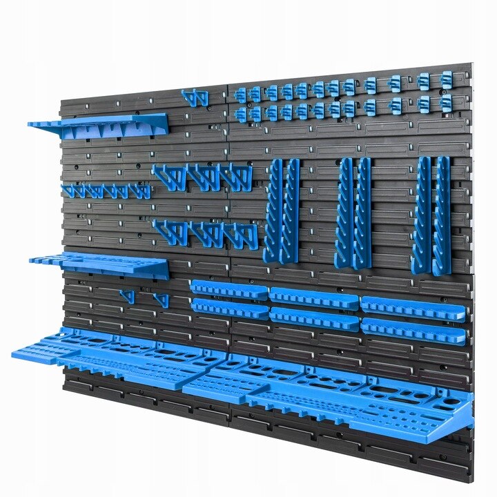 Set organizator accesorii Fluxar, 4 panouri, 2x raft scule