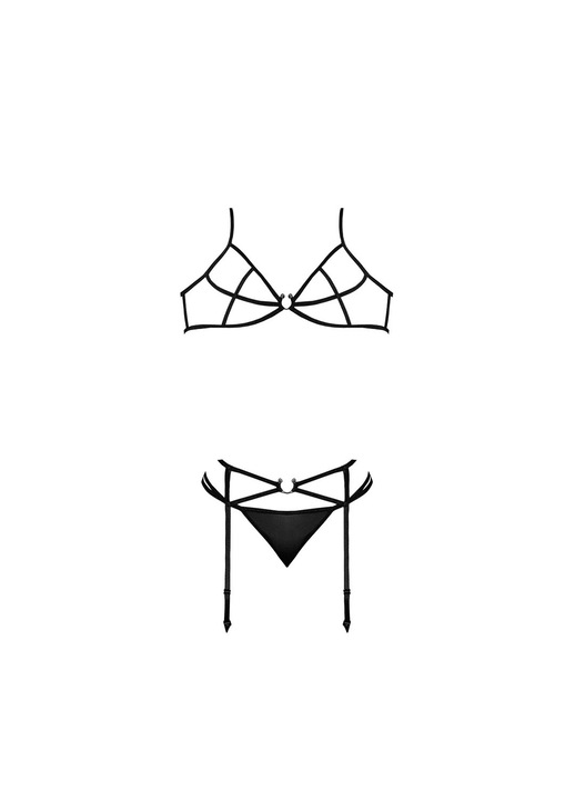 Szexi fehérneműszett, Magic Silk, Fekete