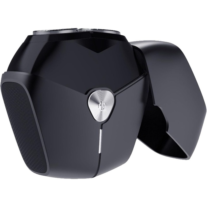 Самобръсначка, Flippy, 8 W, автономност 60 мин, включен кабел за зареждане тип C, четка за почистване, капак, акумулаторна, 7,3x7,5x3,3 см, черен