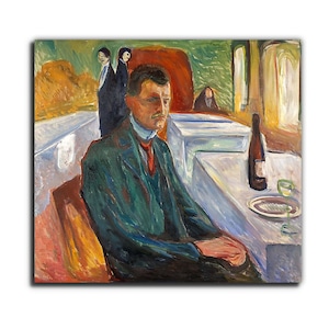 Edvard Munch: A sikoly (átdolgozás), vászonkép, 50x65 - eMAG.hu