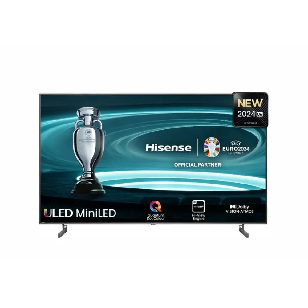 Televizor Hisense 55" U6NQ, 4K Ultra HD 3840x2160, ULED, Quantum Dot, 60Hz, IPS, HDR 10+, HLG, Dolby Vision IQ, Dolby Atmos, Smart TV, WiFi 5GHz, WiFi Direct, BT, Anyview Cast, 3xHDMI, 2xUSB , LAN, CI+, DVB-T2/C/S2, negru 55U6NQ
