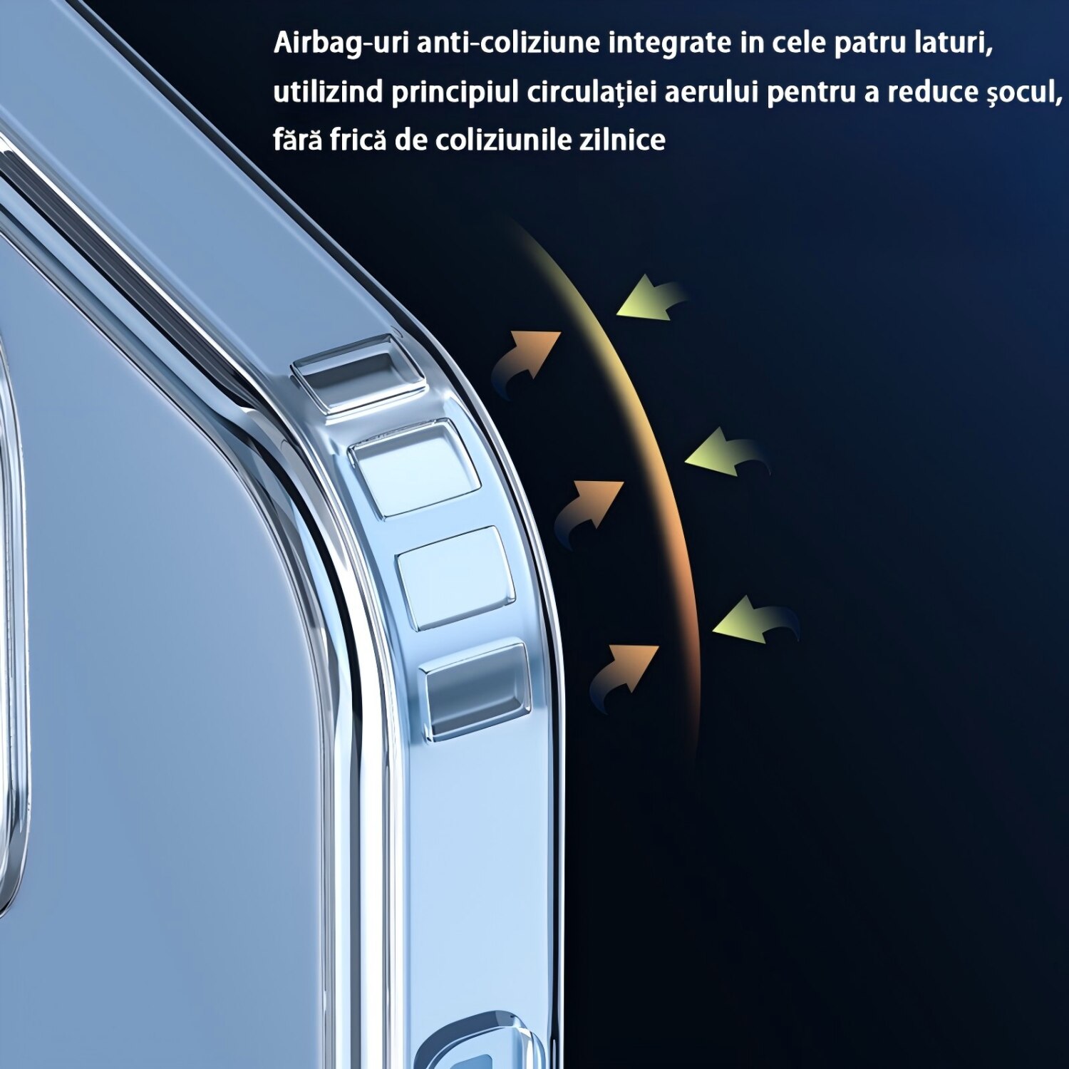 Husa compatibila cu iPhone 13 Pro Max, compatibila cu MagSafe, TPU Magnetic Case, Transparenta