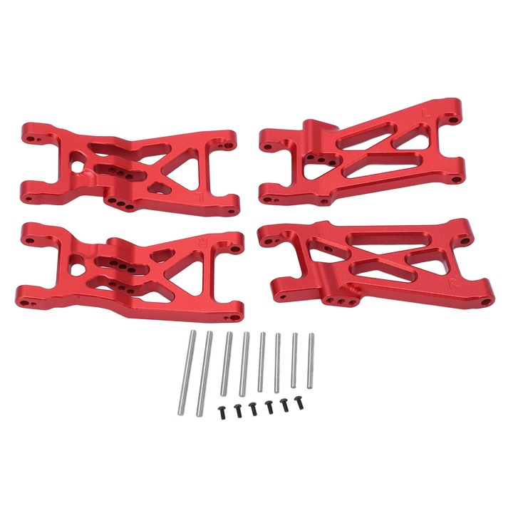 Set brat suspensie inferioara fata si spate RC din aliaj de aluminiu, Enforose, pentru masini RC LOSI 1/10 22S 2WD