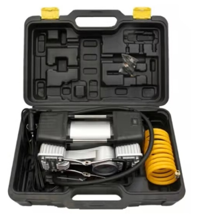Автомобилен компресор с 2 бутала, 12V