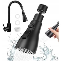 Extender pentru baterie sanitara, aerator, perlator, adaptor pentru baterie de bucatarie, 3 functii