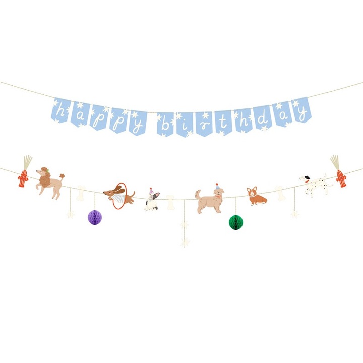 Банер Happy Birthday "честит рожден ден" Catelusi, 210 см, парти Catelusi