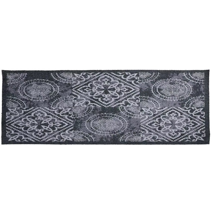 Bejárati ajtó csúszásgátló szőnyeg, elSimone, Textil, 66 x 150 cm, Külső/Belső, Téglalap, 8 mm, Szürke