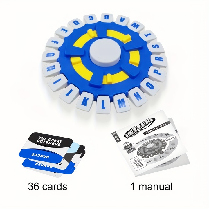 Joc educational Tapple, Joc rapid de familie 15 minute, 36 de categorii, 2-8 jucatori, albastru