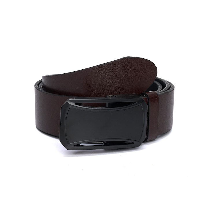 Мъжки колан ROCS, Естествена кожа, 115 см, Черен, 105