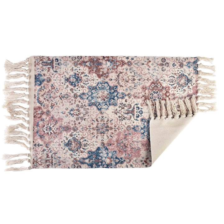 Килим ORIENT, памук, 90х60см, многоцветен