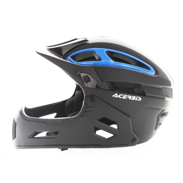 Casca Mtb, Acerbis, Doublep, L/XL Negru Albastru