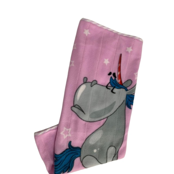 Rózsaszín meleg gyapjú babatakaró