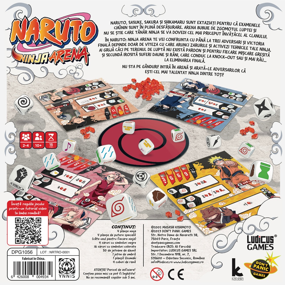 Joc Naruto Ninja Arena, lb. romana - eMAG.ro