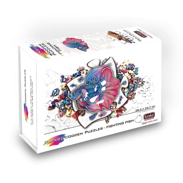 Fa puzzle Eureka! - A vadászgép felett 112 darab