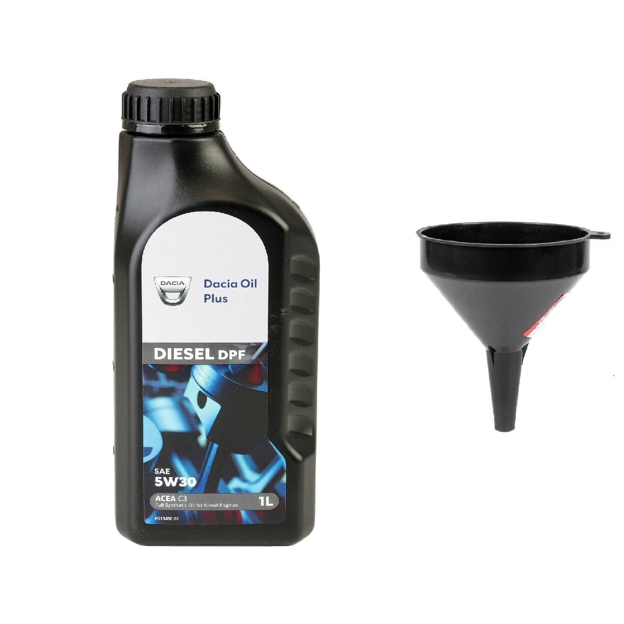 Set ulei motor 1L Dacia-diesel 5W30 + palnie 10cm