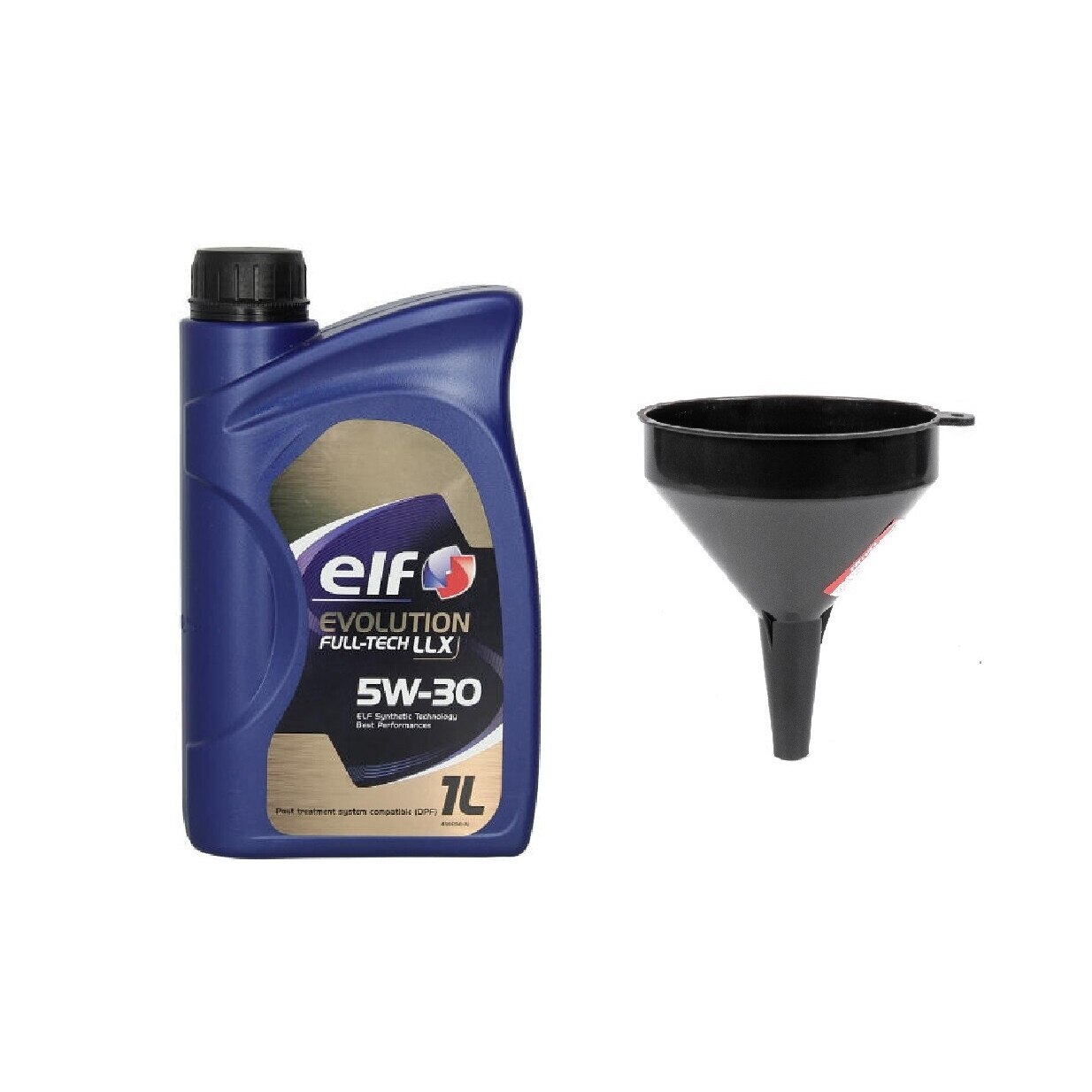 Set ulei motor 1L ELF Fulltech LLX 5W30 + palnie 10cm