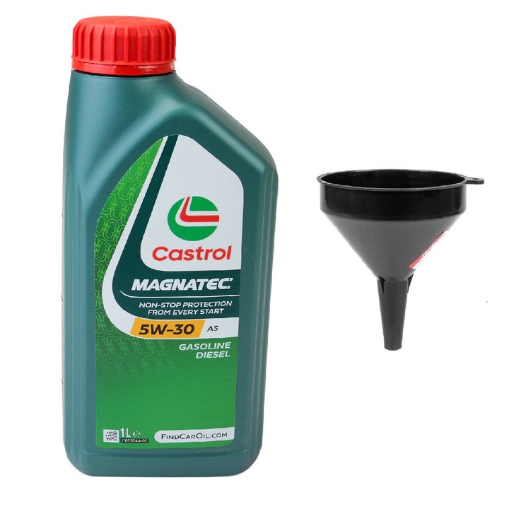 Set ulei motor 1L Castrol Magnatec A5 5W30 + palnie 10cm