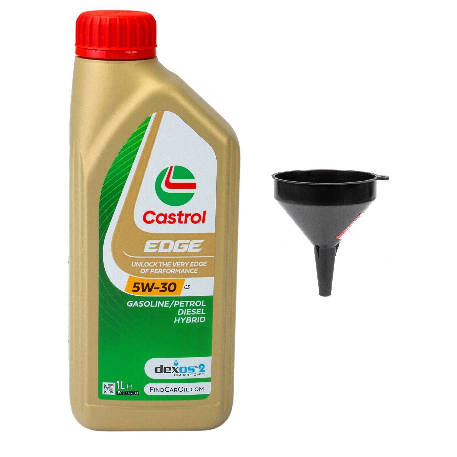 Set ulei motor 1L Castrol Edge C3 5W30 + palnie 10cm