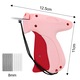Pistol de agatat etichete, 14x20x4cm, set cu 5 ace fine si 1000 de prinderi
