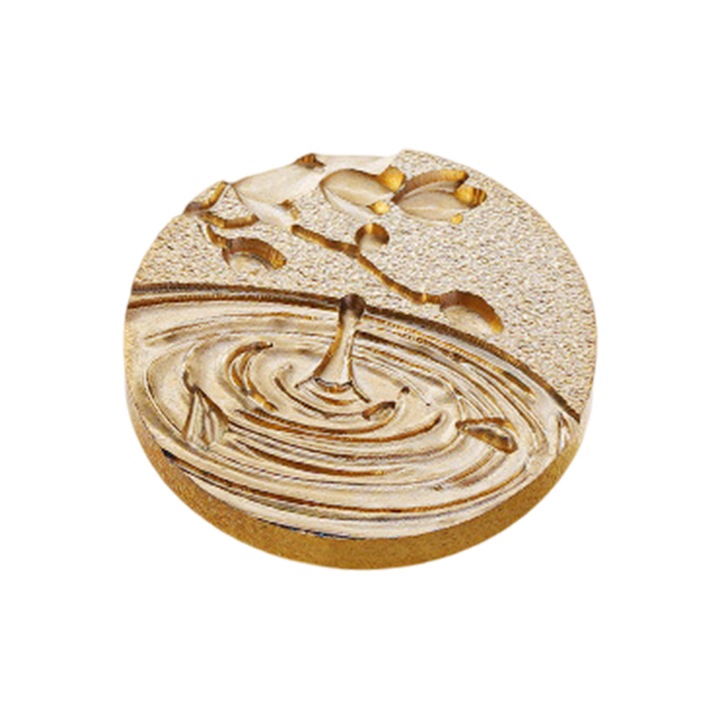 Viasz forma, 3x3cm, arany