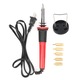 Set pistoale de lipit, 7 piese, pena electrica pentru ardere, 30W, 110V, maner din cauciuc, 5 capete schimbabile