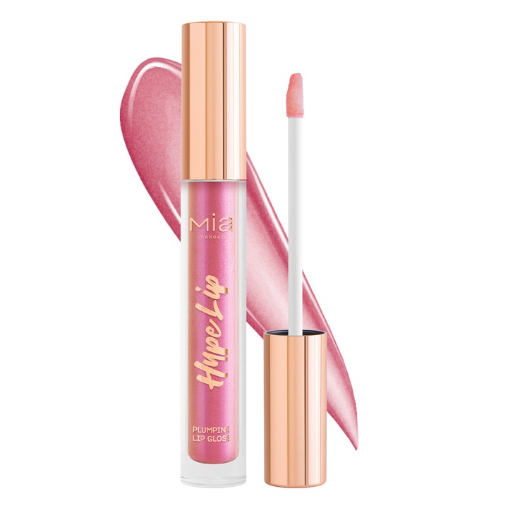 Luciu de buze Mia Makeup Hype Lip Plumping Gloss 04 Pinkprint, 4, 7 ml