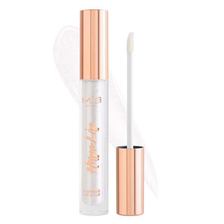 Luciu de buze Mia Makeup Hype Lip Plumping Gloss 02 Twinkle, 4, 7 ml
