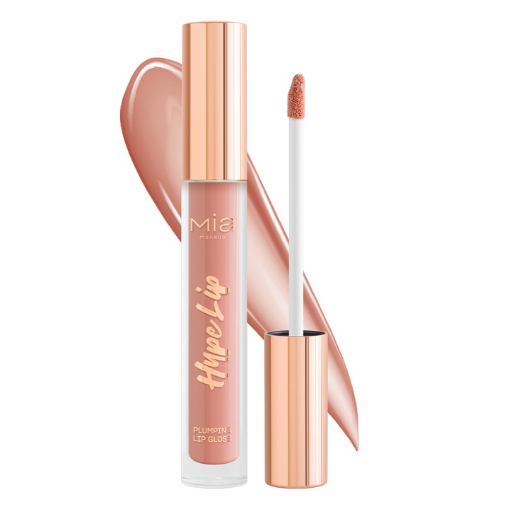 Luciu de buze Mia Makeup Hype Lip Plumping Gloss 06 Hot Stuff, 4, 7 ml