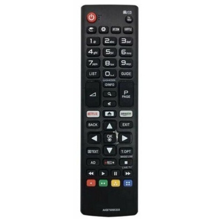 Универсално дистанционно за телевизор LG, не е необходима конфигурация, AKB75375608 AKB75675311 AKB69680403 AKB73975728