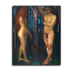 Edvard Munch: Önarckép a pokolban, vászonkép, 115x145 - eMAG.hu